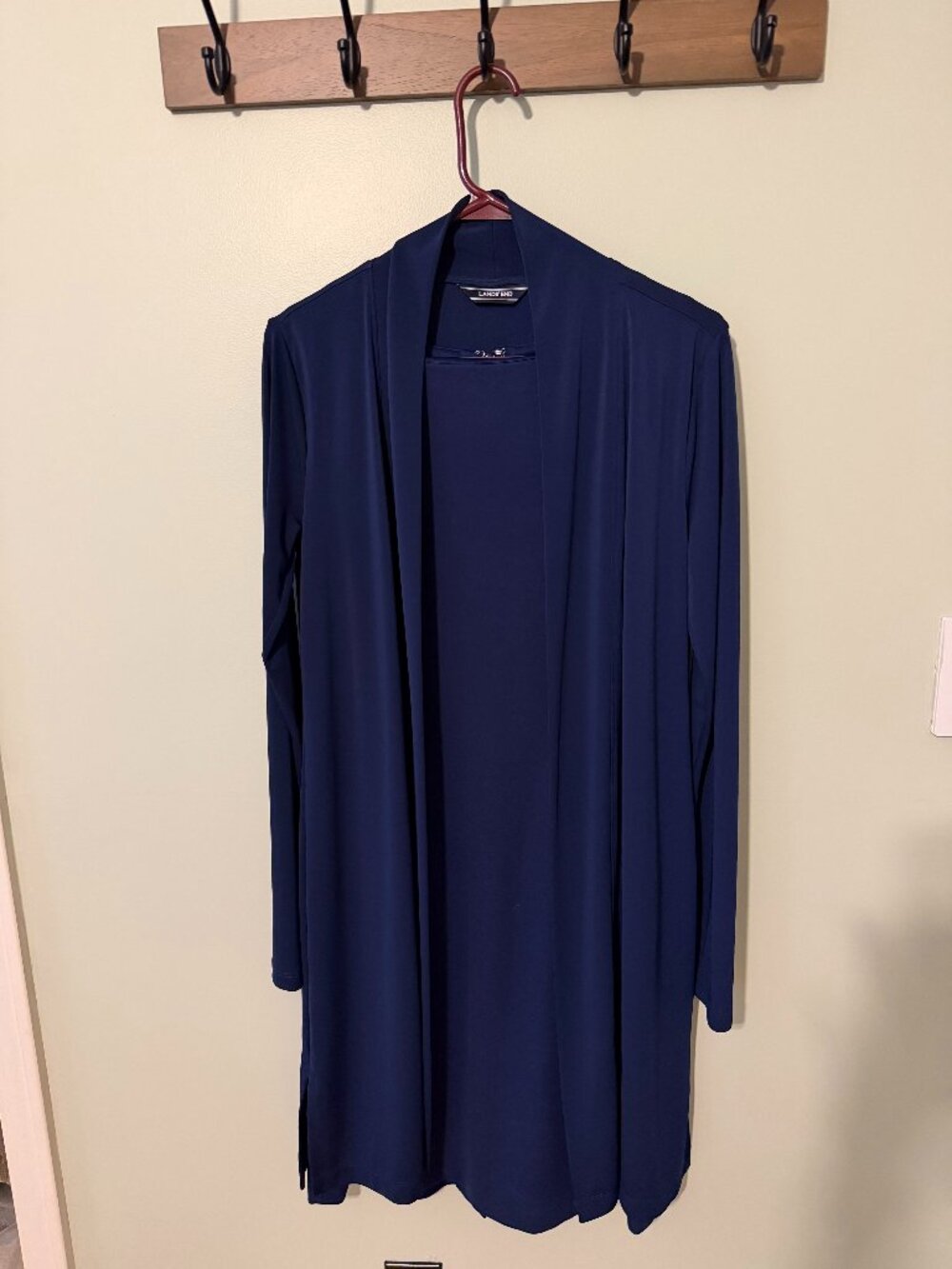 Ponte shift dress and duster combo